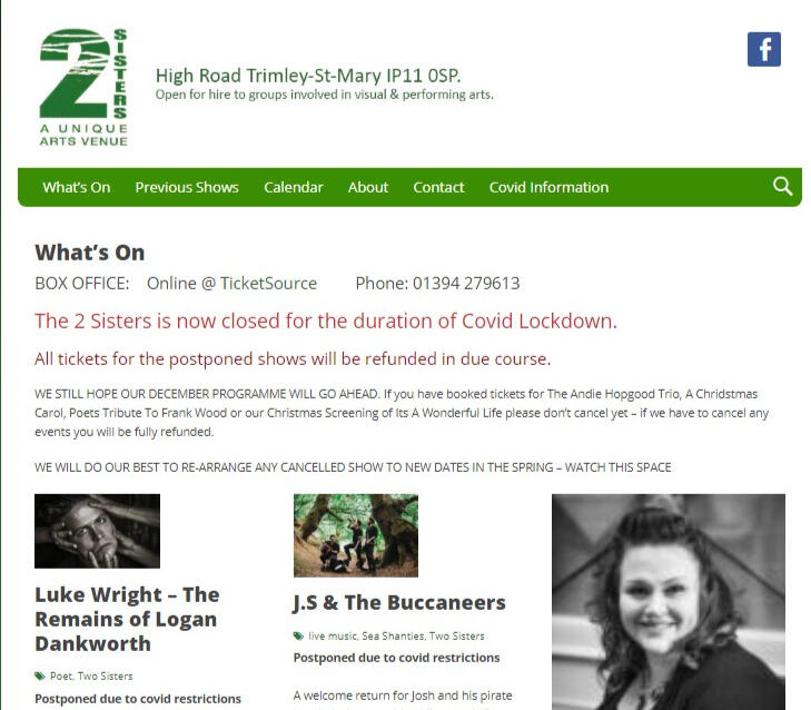 Preview image of http://twosistersarts.co.uk/